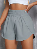 Sievietēm Vasaras Modes Sporta Brīvi Joga Šorti Elastīgi Viduklis Ikdienišķs Vienkrāsains Sieviešu Ērtas Īsas Bikses