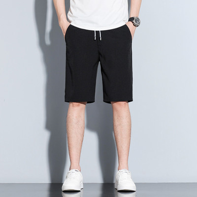 Meeste vabaaja lühikesed püksid. Suvised lahtised Capri rannapüksid, ühevärvilised meeste viiepunktipüksid 2024. Suvised igapäevased lühikesed püksid