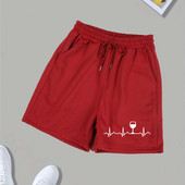 Ženske kratke hlače, ljetne visoke elastične vrpce, široke nogavice, kratke sportske hlače za fitness, široke, ležerne, velike sportske hlače