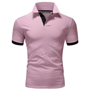 Мъжка лятна поло тениска Мъжка бизнес ежедневна тениска Дишащо спортно облекло за голф Блузи с къси ръкави за мъже Размер S-8XL