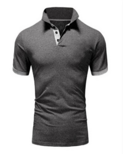 Vīriešu vasaras polo krekls Vīriešu biznesa ikdienas T krekls elpojošs golfa sporta apģērbs ar īsām piedurknēm vīriešiem, izmērs S-8XL