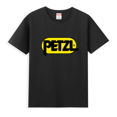 2024. gada vīriešu T krekls, ikdienas PETZL Life Wall Climbing, pārgājieni un taku skriešana, kempings Drifit T-krekls Ērts ielas apģērbs S-3XL