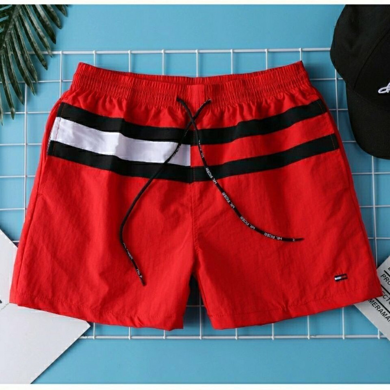 Vasaras klasiskās vīriešu tendences splicing brīvā laika sporta šorti, taisni trīspunktu pludmales bikses, ātri žūstoši peldbikses
