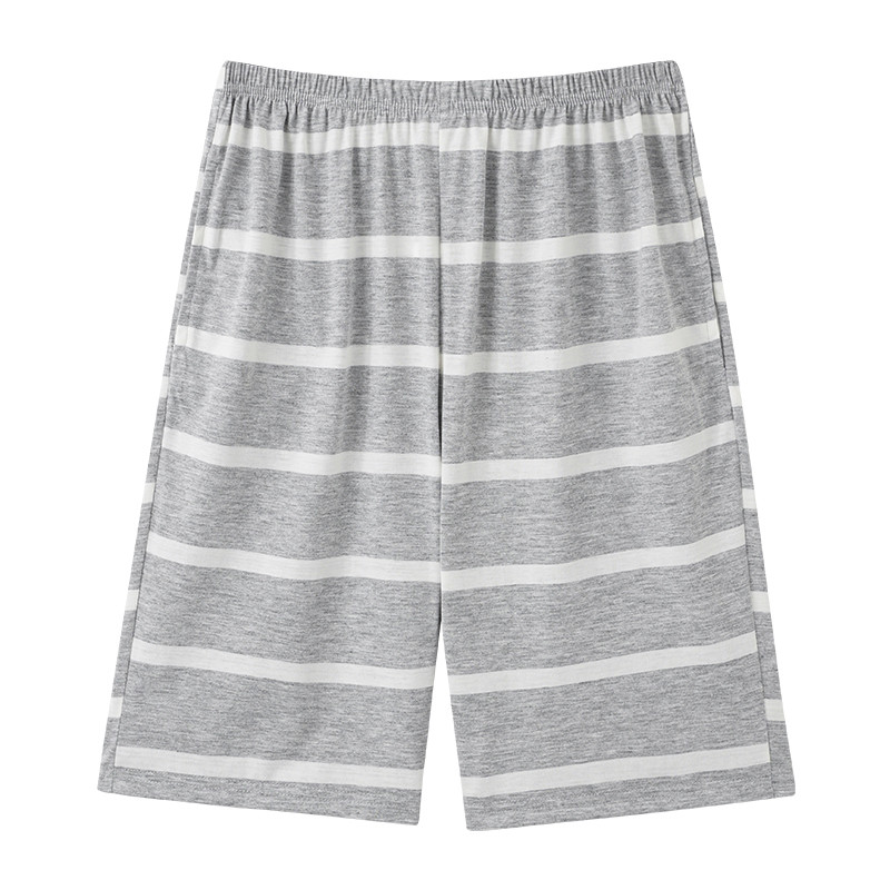 Big Yards L-5XL Férfi rövid nadrágok Csíkos pamut hálónadrágok Férfi pizsama nadrág alsók Hálóruha Férfi pizsama Pijama Hombre