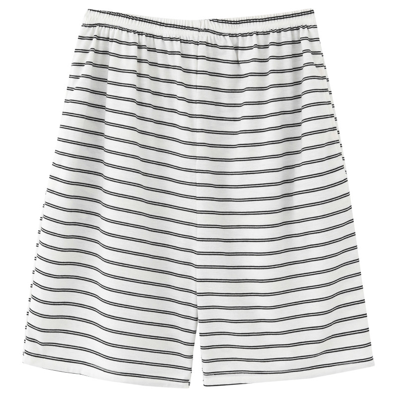 Big Yards L-5XL Férfi rövid nadrágok Csíkos pamut hálónadrágok Férfi pizsama nadrág alsók Hálóruha Férfi pizsama Pijama Hombre