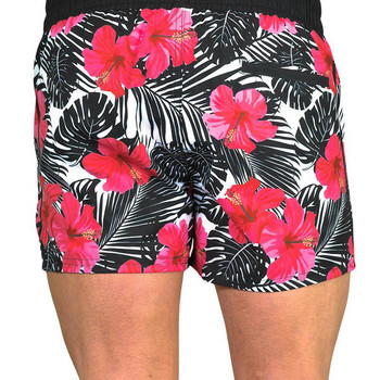Shorts de banho com flamingo para homens, calção de banho para praia e piscina