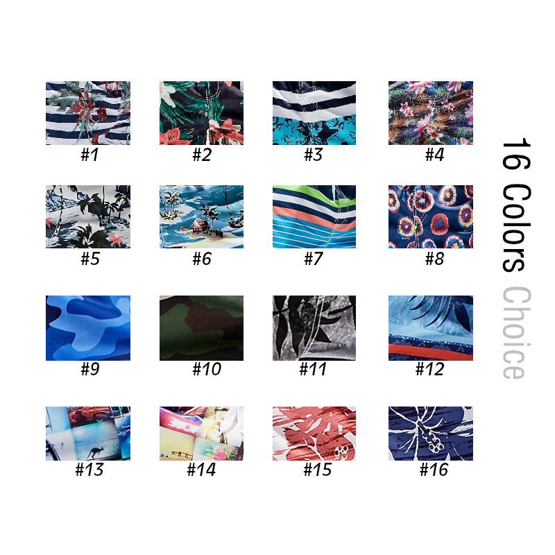 Jauni vīriešu galda šorti peldkostīmi, ātri žūstoši pludmales īsās ikdienas bikses — modes izvēle ar apdruku