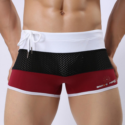 BRAVE PERSON Zīmols vīriešu peldkostīmi čemodāni Seksīgi peldšorti čemodāni Bokseršorti vīriešu peldkostīmi sērfošanas dēļi pludmales šorti B1009