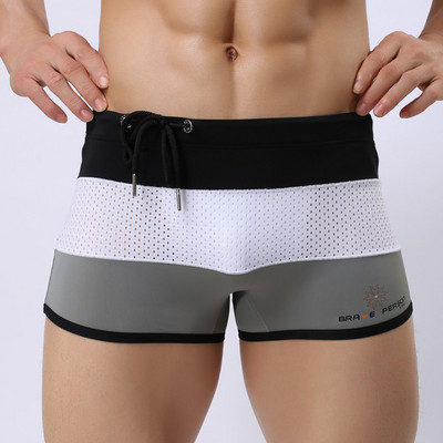 BRAVE PERSON Zīmols vīriešu peldkostīmi čemodāni Seksīgi peldšorti čemodāni Bokseršorti vīriešu peldkostīmi sērfošanas dēļi pludmales šorti B1009