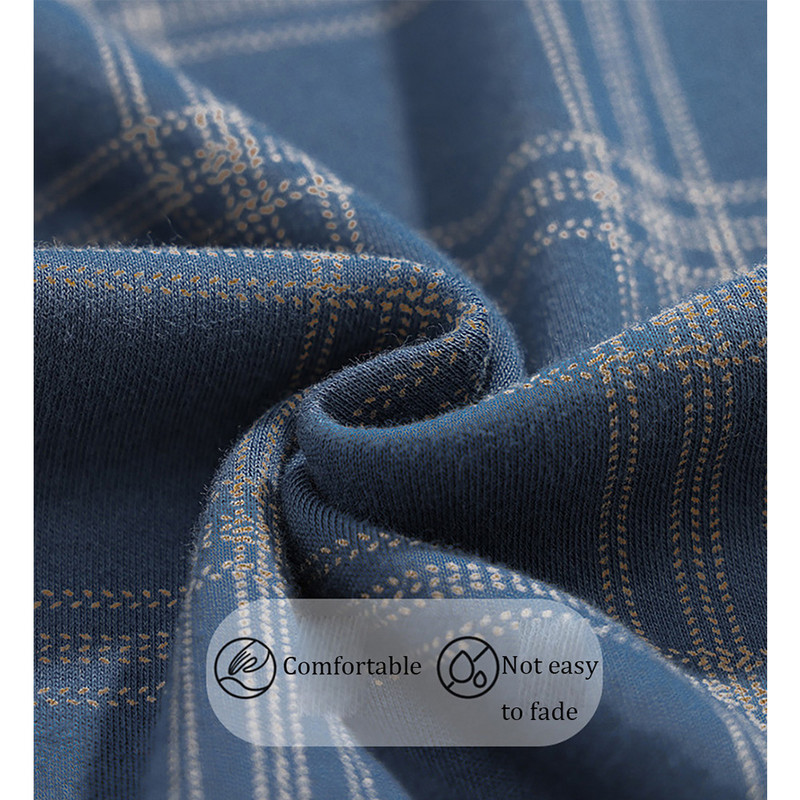 Ležerne karirane hlače 4XL Odjeća za spavanje Muška pidžama hlače Proljeće ljeto Pamučne hlače za muškarce Muška pidžama Udobne kućne PJ hlače