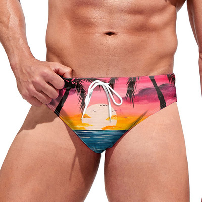 Muške ljetne prozračne kupaće gaće s printom Hlače Kupaći kostimi Kratke hlače Slim Wear kupaći kostim za žene traje de baño para mujeres