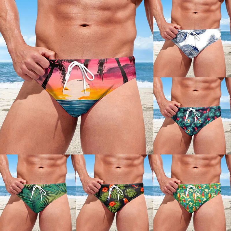 Muške ljetne prozračne kupaće gaće s printom Hlače Kupaći kostimi Kratke hlače Slim Wear kupaći kostim za žene traje de baño para mujeres