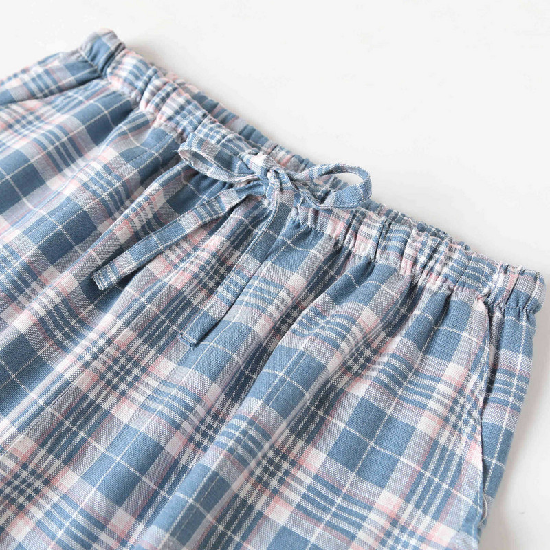 Vara 2024, cel mai nou design în carouri, pantaloni scurți pentru bărbați, pijama din bumbac, pantaloni scurti, îmbrăcăminte ocazională pentru șezlonguri, acasă, îmbrăcăminte de noapte, pantaloni