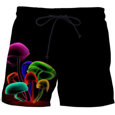 Suvised meeste lühikesed püksid Kiiresti kuivavad Hawaii Puhkus Sport Ujumispüksid Mood 3D kookospähklipuu trükitud lahtised spordipüksid 6XL