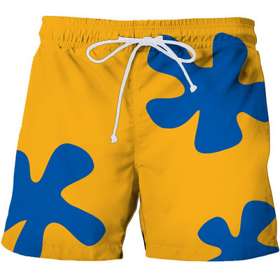 Suvised meeste lühikesed püksid Kiiresti kuivavad Hawaii Puhkus Sport Ujumispüksid Mood 3D kookospähklipuu trükitud lahtised spordipüksid 6XL