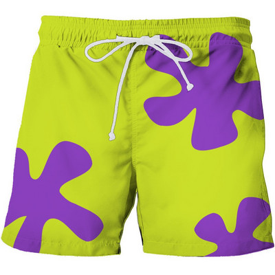Suvised meeste lühikesed püksid Kiiresti kuivavad Hawaii Puhkus Sport Ujumispüksid Mood 3D kookospähklipuu trükitud lahtised spordipüksid 6XL