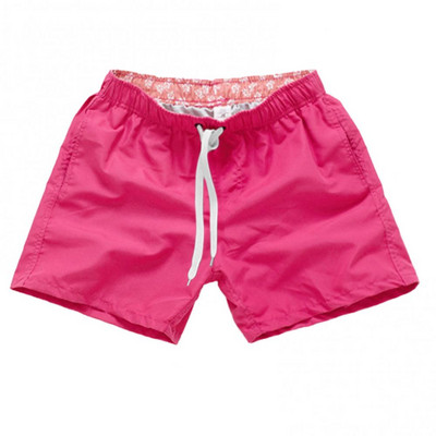 Ikdienišķi vienkrāsaini vasaras pludmales šorti Bikses Vīriešu Savelkamie Peldbikses Ātri Nožūst Vīriešu Peldkostīmi