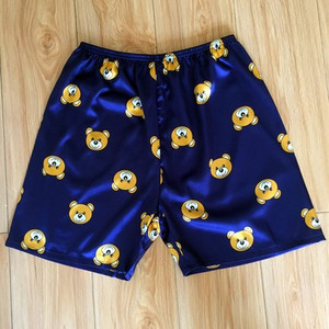 Vīriešu pidžamas bikses Zīda īsās vasaras mājsaimniecības bikses var valkāt ārpusē