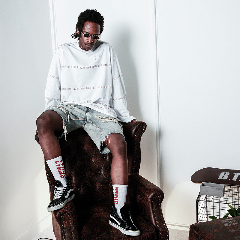 Pantaloni scurți rupti de vară pentru bărbați Pantaloni scurți din denim, drepte, largi, pentru bărbați, pantaloni scurți hip hop pentru bărbați, blugi