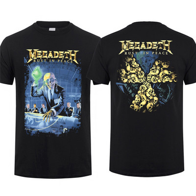 Amazing Tees Meeste Peace Sell Setlist Vintage Megadeths T-särk Kahepoolne Casual Suuremõõtmeline T-särk Meeste T-särgid Graafiline S-3XL