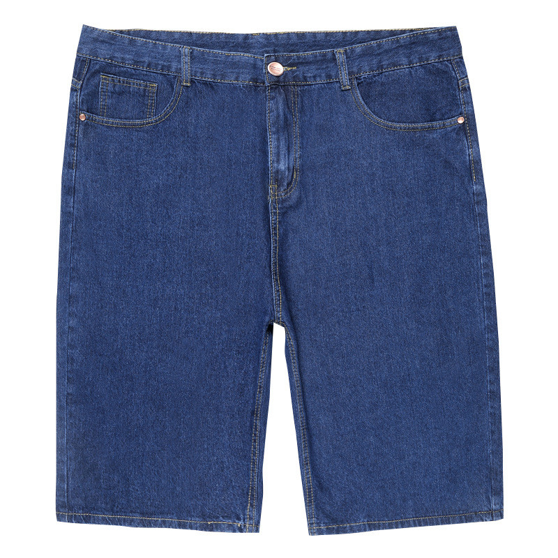 Vyriški oversize džinsiniai šortai laisvi vasariniai didelio dydžio vidutinio dydžio kelnės šortai vyrams 44 46 48 šortai vyriški