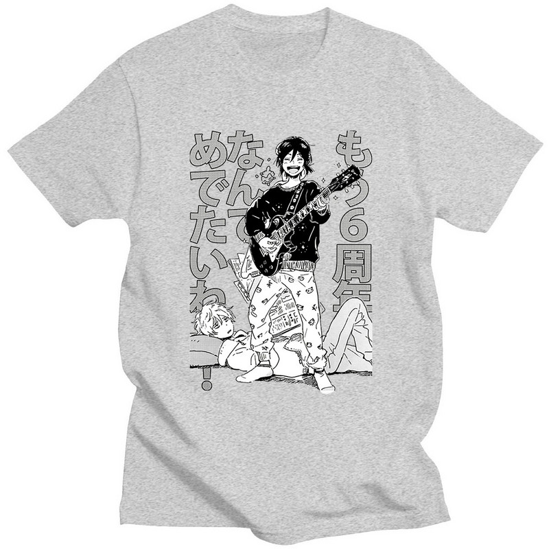 Umibe No Etranger Hashimoto Shun és Chihana Mio japán képregény felsők nyári vad laza 100% pamut póló Tide