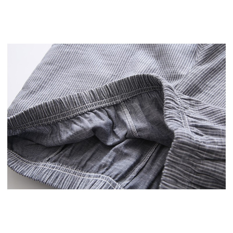 Nyári férfi 100% pamut alsónadrág férfi, kiváló minőségű éjszakai rövidnadrág hálóruha férfi alkalmi egyszerű félnadrág strand rövidnadrág