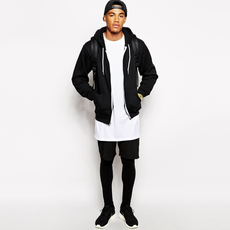 2024. gada zīmola vīriešu kokvilnas apģērbi, balti, gari T krekls Hip Hop vīriešu T-krekls Īpaši garš vīrieša topi T-krekls, gara līnija vīriešiem