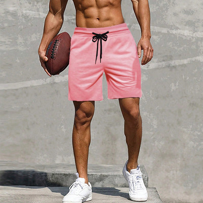 Nyári rövidnadrágok nadrágok klasszikus alkalmi laza rövid sportnadrágok, 2024 elegáns divatos egyszínű férfi nadrágok, S-XXL