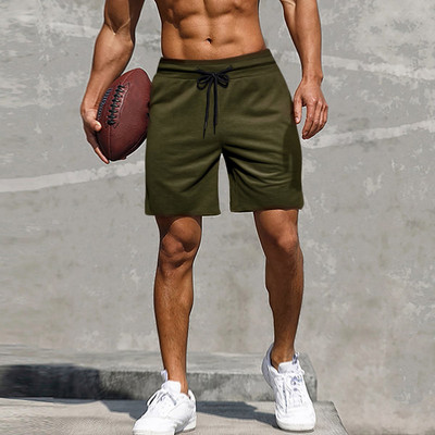 Nyári rövidnadrágok nadrágok klasszikus alkalmi laza rövid sportnadrágok, 2024 elegáns divatos egyszínű férfi nadrágok, S-XXL