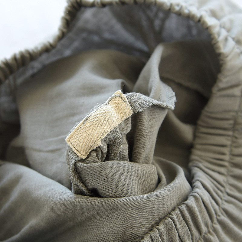 2024. gada pavasara un vasaras kimono vīriešu pidžamas, divdaļīgs 100% kokvilna, vienkārša liela izmēra bikses ar trīs ceturtdaļām piedurknēm, mājas apkalpošanas komplekts