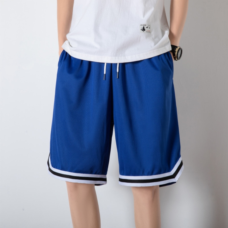 2024. gada vasaras sieta vīriešu sporta šorti, ātri žūstoši, elpojoši, savelkami šorti, brīvi liela izmēra Bermudu salu basketbola šorti