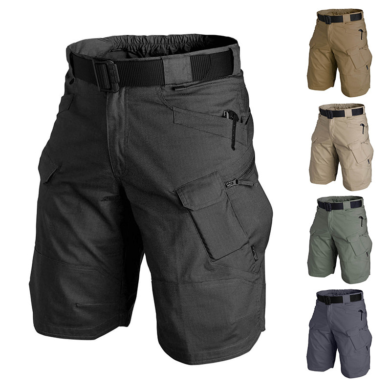 2024 Férfi Cargo Shorts Quick Dry Több zsebes rövidnadrág Férfi Cargo Shorts Taktikai rövidnadrág