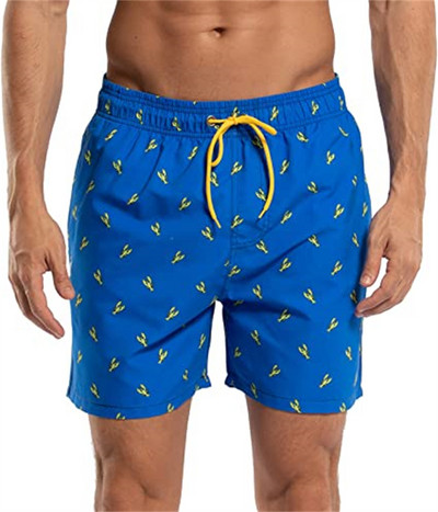 Ανδρικά καλοκαιρινά μαγιό Σορτς Ανδρικά μαγιό Μαγιό Beachwea Man Surf Beach Swim Αθλητικό παντελόνι σανίδα Διχτυωτή επένδυση και τσέπες