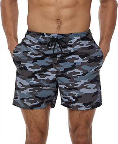 Ανδρικά καλοκαιρινά μαγιό Σορτς Ανδρικά μαγιό Μαγιό Beachwea Man Surf Beach Swim Αθλητικό παντελόνι σανίδα Διχτυωτή επένδυση και τσέπες