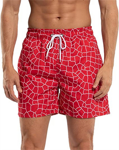 Ανδρικά καλοκαιρινά μαγιό Σορτς Ανδρικά μαγιό Μαγιό Beachwea Man Surf Beach Swim Αθλητικό παντελόνι σανίδα Διχτυωτή επένδυση και τσέπες