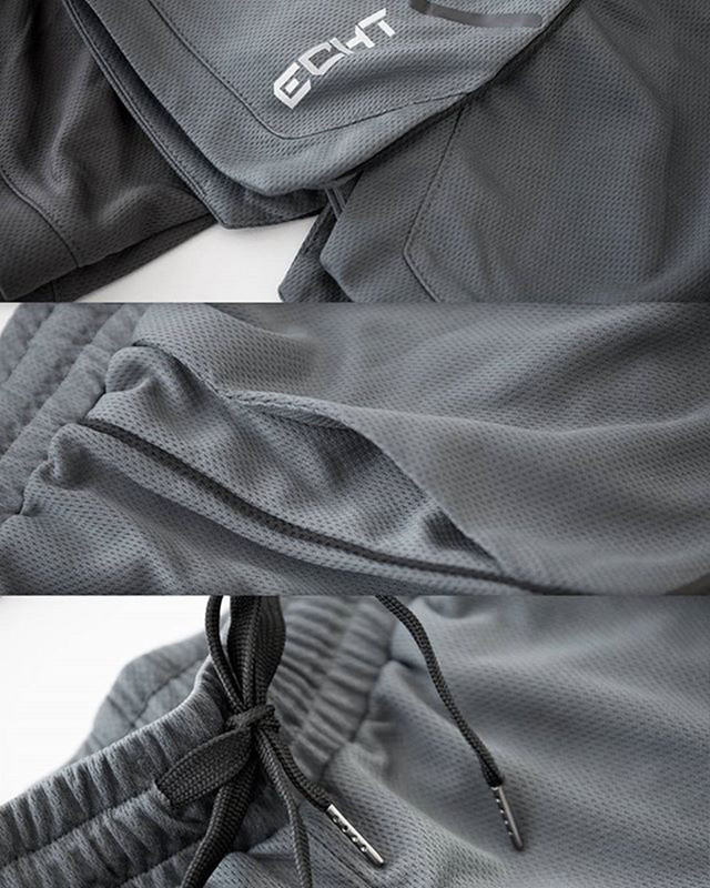 Fitnesa šorti Ātri sporta šorti Sporta zāles Īsas bikses Skriešana Pārgājieni Sporta apģērbi Aksesuāri Vasaras Skriešanas Šorti Vīriešu Sports Skriešana