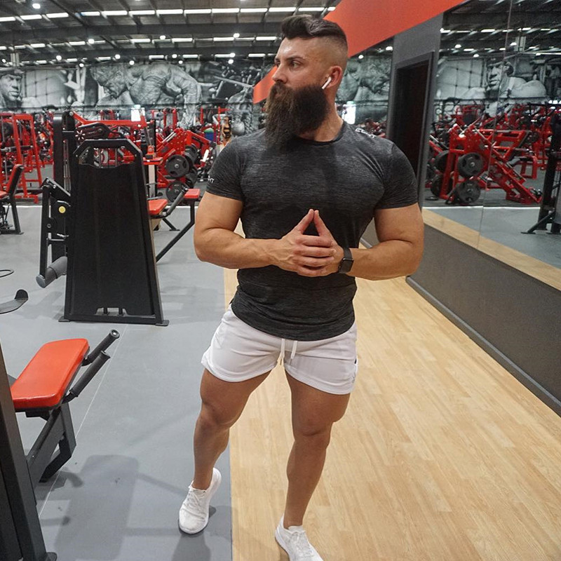 Fitnesa šorti Ātri sporta šorti Sporta zāles Īsas bikses Skriešana Pārgājieni Sporta apģērbi Aksesuāri Vasaras Skriešanas Šorti Vīriešu Sports Skriešana