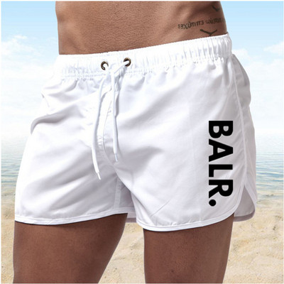2024. gada moderns BALR Zīmols Vasaras ātri nožūstoši šorti Vīriešu peldkostīmi Pludmales šorti Peldšorti Pludmales apģērbi Sporta (9 krāsas) Vīriešu apģērbi