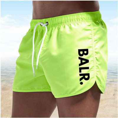 2024. gada moderns BALR Zīmols Vasaras ātri nožūstoši šorti Vīriešu peldkostīmi Pludmales šorti Peldšorti Pludmales apģērbi Sporta (9 krāsas) Vīriešu apģērbi