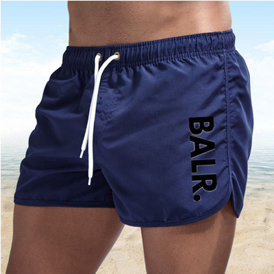 2024. gada moderns BALR Zīmols Vasaras ātri nožūstoši šorti Vīriešu peldkostīmi Pludmales šorti Peldšorti Pludmales apģērbi Sporta (9 krāsas) Vīriešu apģērbi