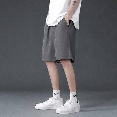 3 culori! Pantaloni scurți sport americani cu uscare rapidă de vară 2024 Pantaloni capri casual pentru bărbați cu picior drept