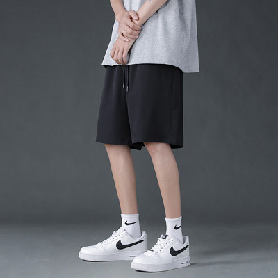 3 culori! Pantaloni scurți sport americani cu uscare rapidă de vară 2024 Pantaloni capri casual pentru bărbați cu picior drept