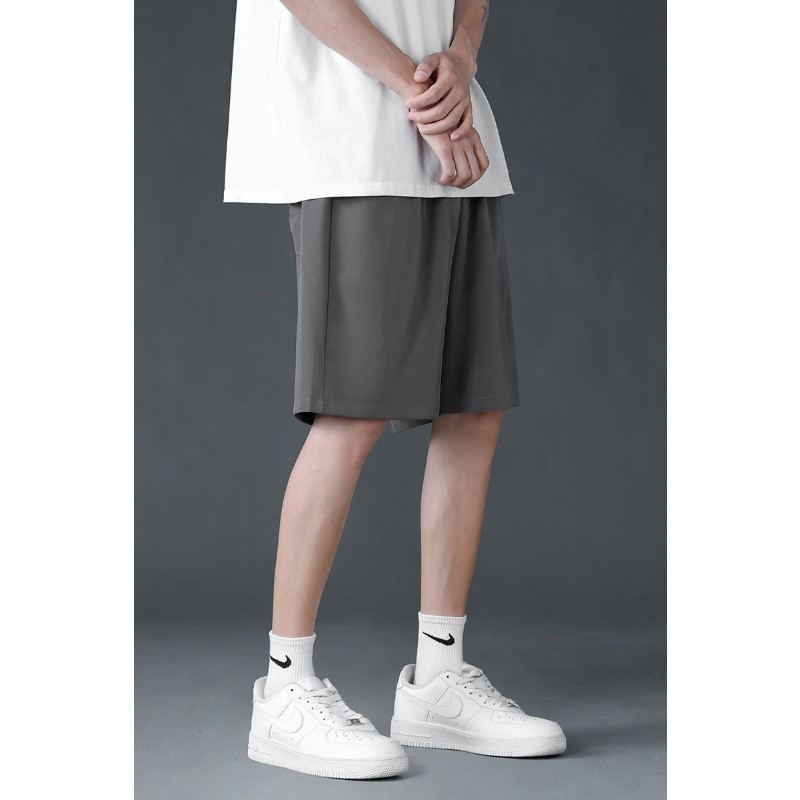 3 culori! Pantaloni scurți sport americani cu uscare rapidă de vară 2024 Pantaloni capri casual pentru bărbați cu picior drept