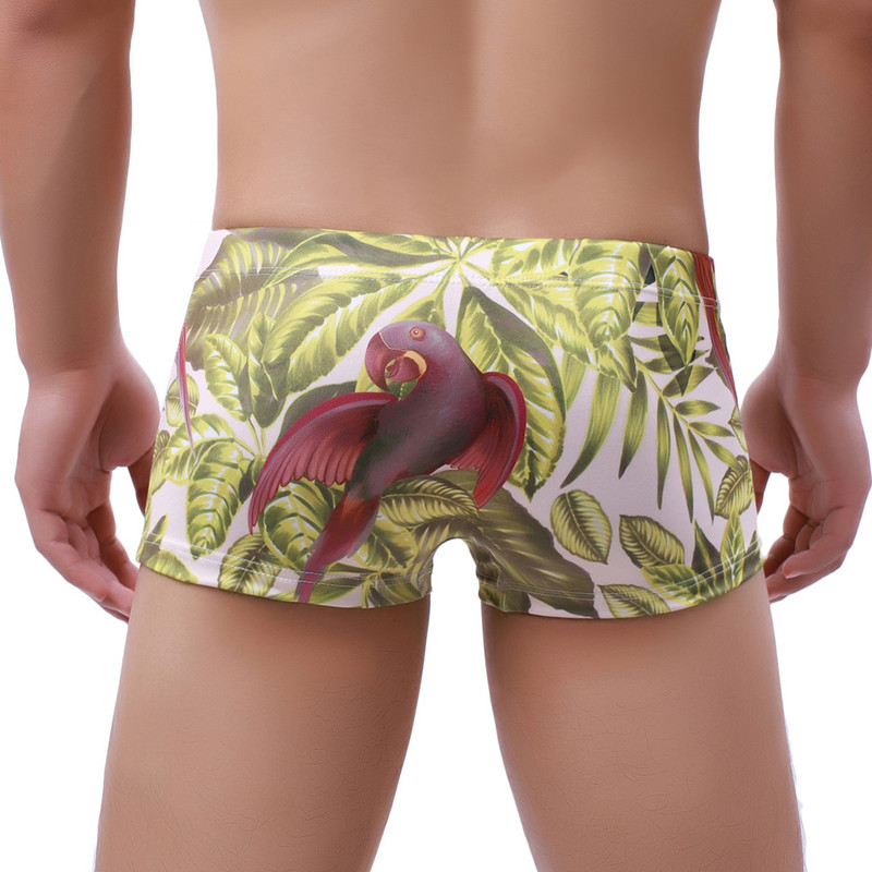 Nyári férfi fürdőruha Szexi strand rövidnadrág fürdőnadrág Gyorsan száradó férfi fürdőruha Strandruha Fürdő boxer öltöny nagy méretű