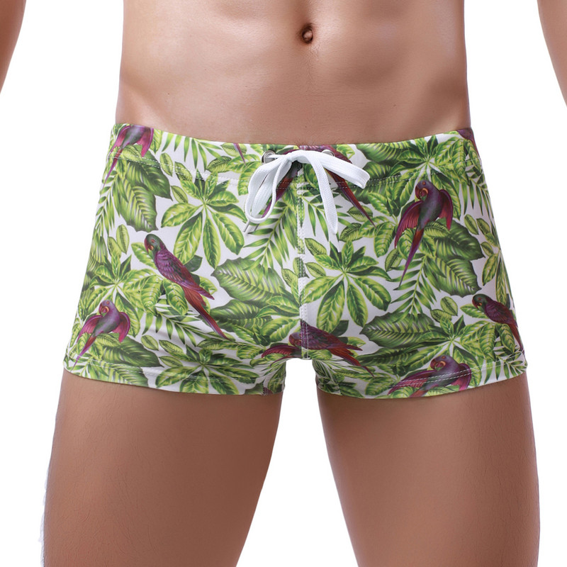 Nyári férfi fürdőruha Szexi strand rövidnadrág fürdőnadrág Gyorsan száradó férfi fürdőruha Strandruha Fürdő boxer öltöny nagy méretű