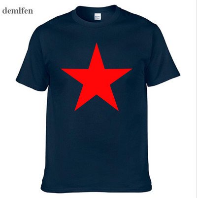 Modes zīmols Red Star T krekls Vīriešu Jauni, smieklīgi T-kreklu topi ar īsām piedurknēm, 3D Print Fitness O Neck Krekli Camisetas Tees