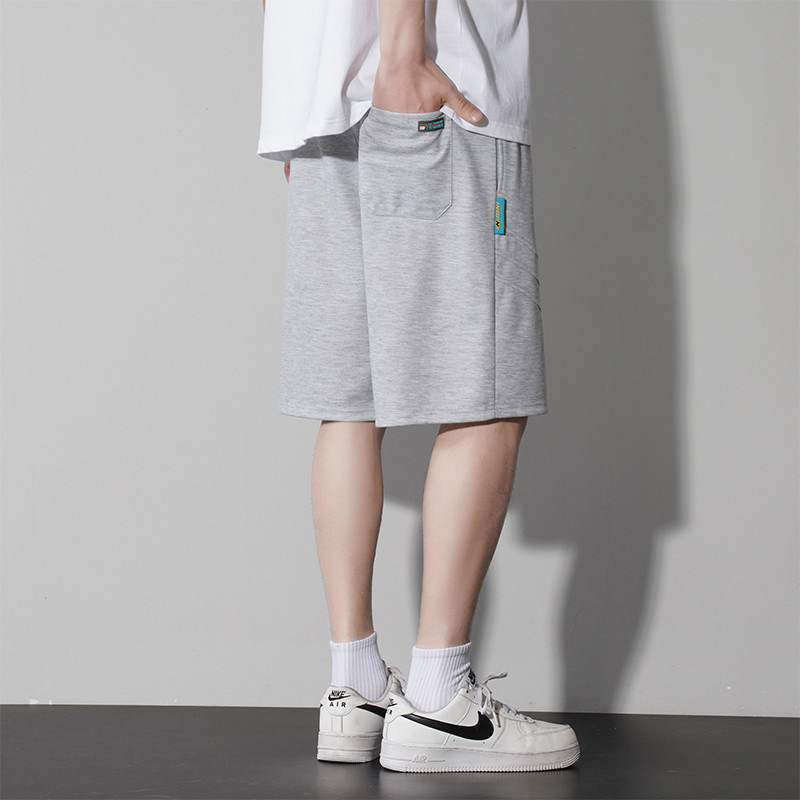 Nyáron új férfi alkalmi rövidnadrágok, húzózsinór, táskás, kényelmes, fröccsöntött férfi strandrövidnadrág nadrág férfi melegítőnadrág, 2024-es akció