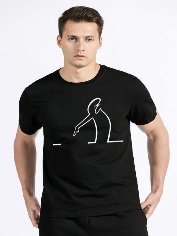 La Linea TV krekls vīriešiem ar humoru, ikdienas sporta krekli T krekls Jaunums, moderns, brīvs, smieklīgs kokvilnas T-krekls