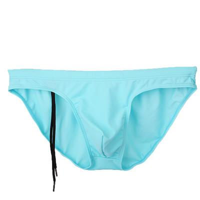 BRAVE PERSON Costume de baie pentru bărbați, din nailon, cu siruri solide, cu design pentru plajă. Bikini de înot pentru bărbați.